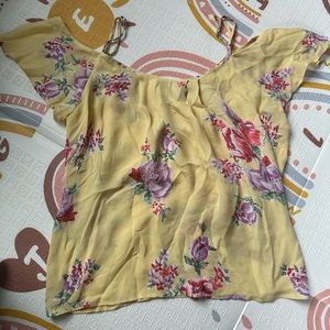 Joie floral blouse size S